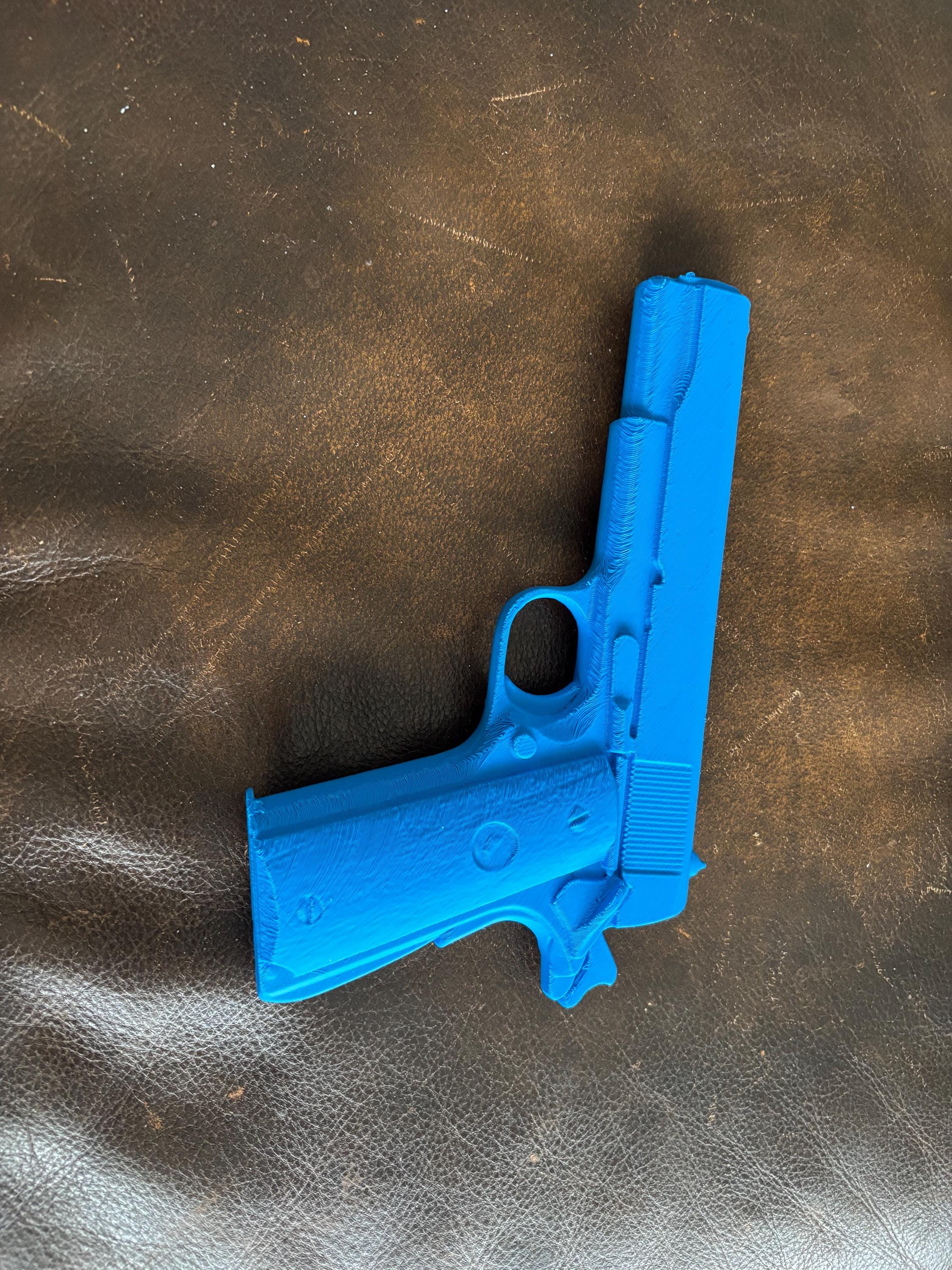 Colt 1911 .45ACP 1:1 model/replica pistol for leather holster making