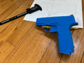 Sig P365 XMacro 1:1 model/replica with sight channel and sight channel tool for leather holster making