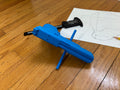 Glock 19 Gen 5 9mm 1:1 model/replica pistol with sight channel and sight channel tool for leather holster making